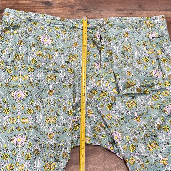 NEW ♥️ Anthropologie Maeve Green Floral Pants - Picture 10 of 15